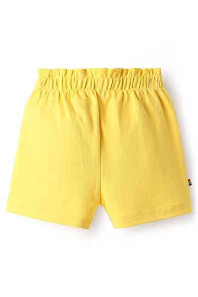Bonfino 100% Cotton Solid Shorts (Pack of 3) - Red, Green, Yellow