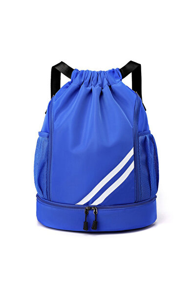 Choice حقيبة ظهر رياضية زرقاء للنساء للتخييم، كبيرة الحجم، مناسبة لكرة القدم ...