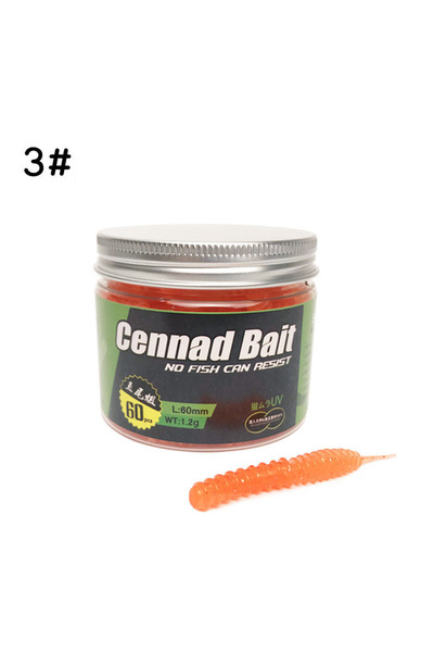 Choice طعم صناعي ناعم على شكل قيثارة برتقالية اللون، 60 مم، 1.2 غرام، 6 سم، 1...