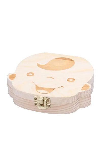 Choice Boy Wooden Baby Teeth Storage Box Teeth Wooden Box Umbilical Cord Toot...