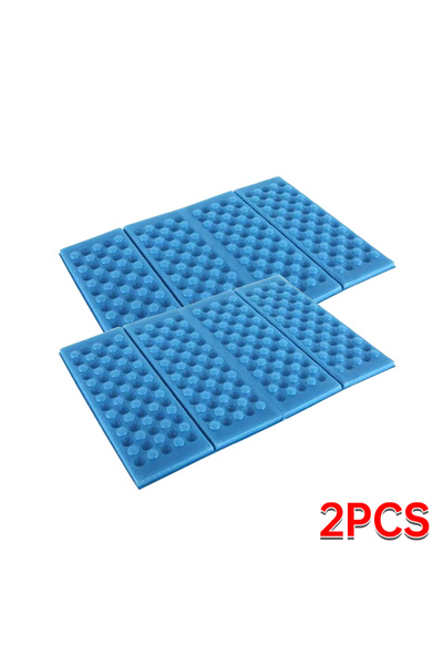 Choice سجادة تخييم إسفنجية صغيرة محمولة خفيفة الوزن مقاومة للماء، قطعتان بالل...