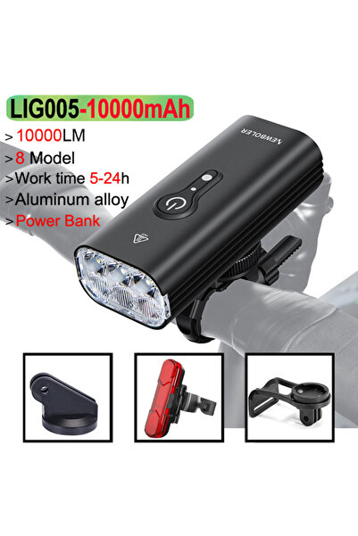 Choice LIG005-305-052 NEWBOLER مصباح دراجة ذكي أمامي 10000 لومن مقاوم للماء و...