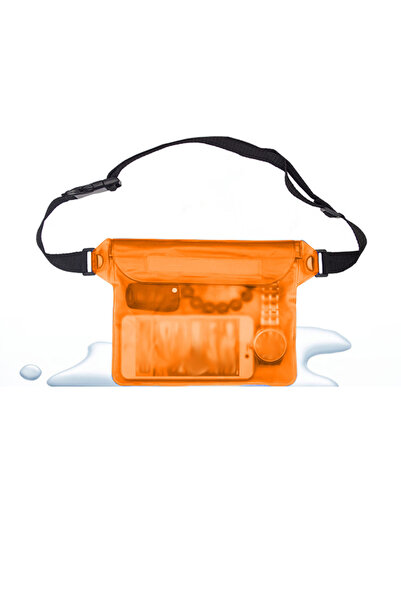 Choice4 Orange Waterproof Swimming Bag Sealing Drift Diving Waist Pack Skiing...