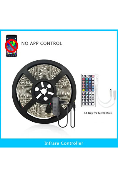 Choice شريط إضاءة LED RGB مقاوم للماء بطول 5 أمتار SM5050، مجموعة RGB فقط، مق...