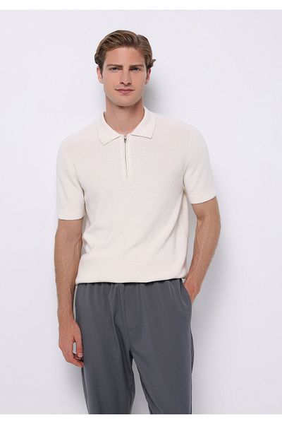 Colin's Regular Fit Men's White Sweater