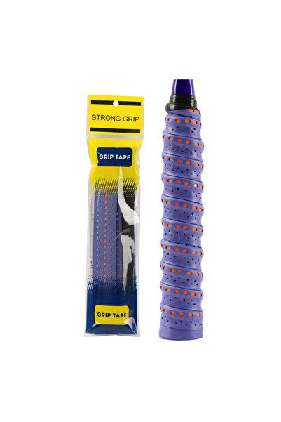 Choice شريط قبضة رياضية مانع للانزلاق باللون الأرجواني، عصابة رأس لمضارب التن...