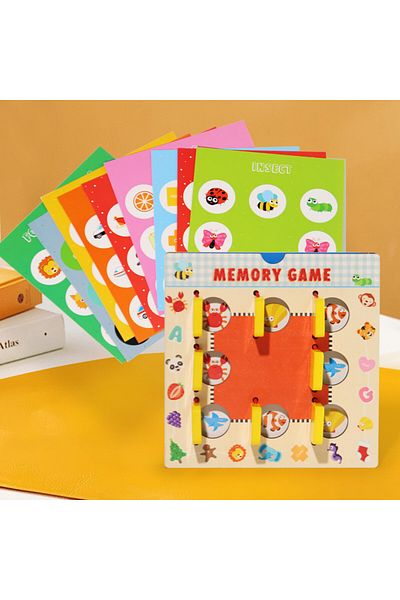 Choice memory chess Montessori Memory Board Games Kid Creative Toy Pattern Matching Logice Thinking Brain I