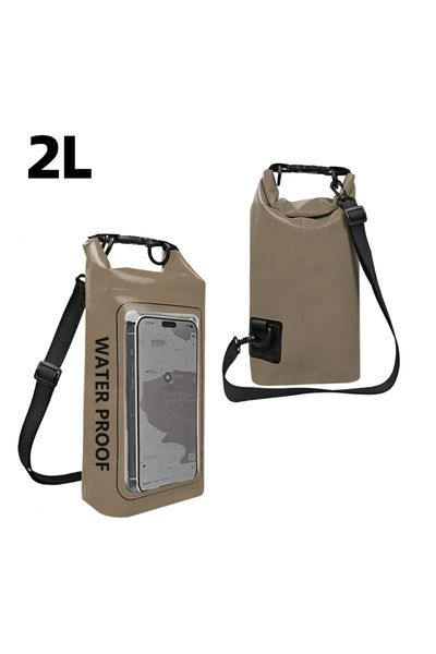 Choice 2L Coffee 2L Dry Bag Touch Screen Waterproof Bags for Trekking Driftin...