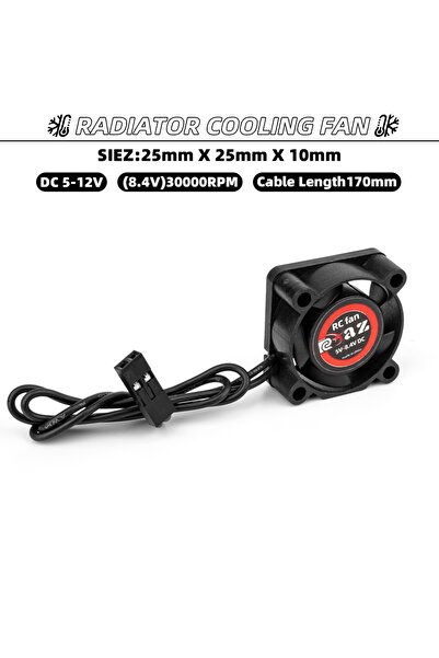 Choice High Speed 25mm RC High Speed Fan 25-50mm Motor ESC Waterproof 10000-30000RPM 5V-12V DC for 550 Brus