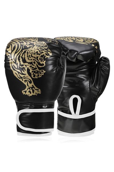 Choice black Adult-B 1 Pair Punching Training Workout Fight Exercise Mitts Kids Leather Boxing Gloves Kids