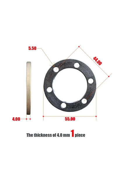 Choice 4.0 Electric Scooter Brake Disc 3 Gaskets Bicycle 6 Holes 2 Washers 4 ...