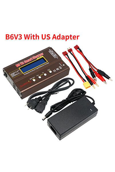 Choice B6V3 With US Adapter iMAX B6 V3 80W 6A Battery Charger LiHv Lipo NiMh Li-ion Ni-Cd Digital RC Charge