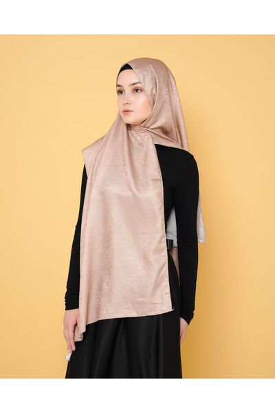 LEİLA SCARF Double Sided Silk Jacquard Shawl Leila Pattern