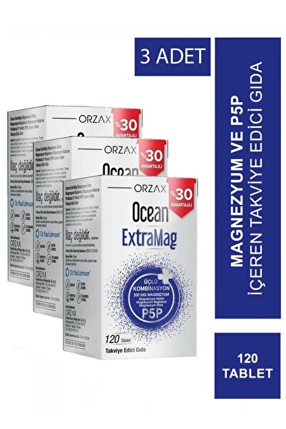 Orzax Ocean Extramag 120 Tablet 3 Adet