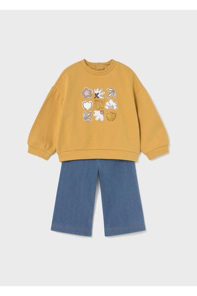 MAYORAL Baby Girl Pants and Swearshirt Set