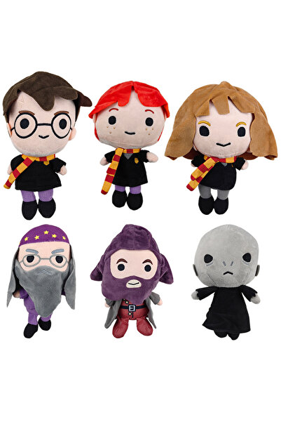 Choice 6 قطع من وشاح لعبة هاري بوتر المحشوة من سلسلة "وحوش رائعة" من رون، ألع...