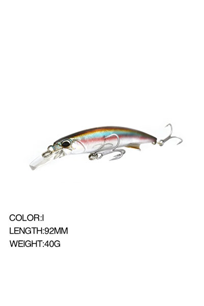 Choice طُعم صيد سمك صغير جديد 92 مم/40 جم من نوع ميناو لصيد الأسماك في المياه...