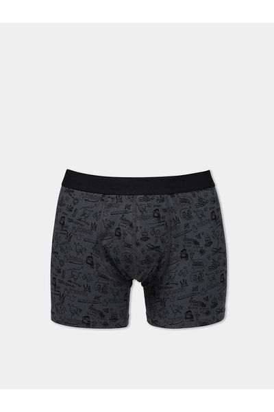 Colin's Boxeri pentru bărbați cu imprimeu modern, antracit
