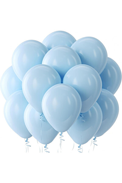 Choice53 5 بوصة 20 قطعة بالونات باللون الأزرق الباستيل، 20 قطعة 5/10/12 بوصة ...