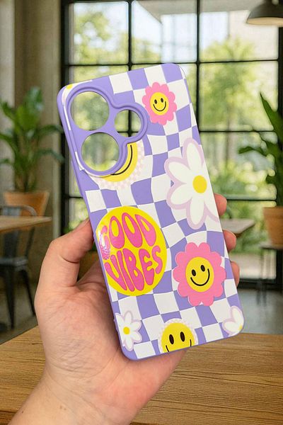 Vip Case Xiaomi Redmi 13 4g Good Vibes Silicone Shock Absorbing Classic Protected Rubber Case277