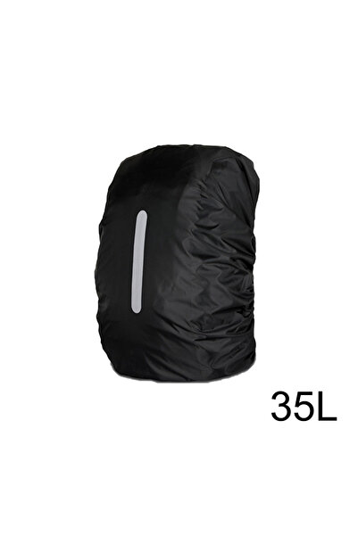 Choice حقيبة ظهر كوكوسي سوداء 35 لتر، قطعة واحدة، 25-80 لتر، غطاء مقاوم للمطر، حقيبة ظهر رياضية خارجية، حقيبة ظهر للمشي لمسافات طويلة، حقيبة ظهر جبلية