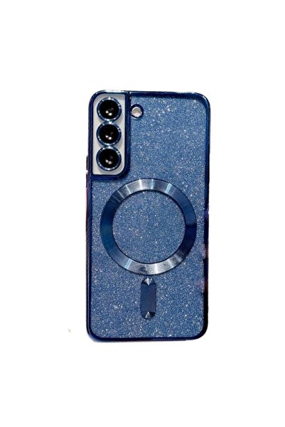 Flippy Husa Protectie 2in1 Samsung Galaxy S24 Ultra Glitter Magsafe TPU Magnetica Albastru Marin