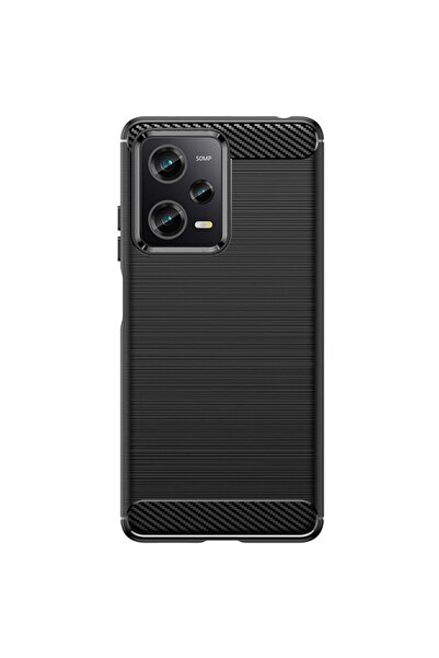 Flippy Προστατευτική θήκη για Xiaomi Redmi 12 Pro, Flippy, TPU, Carbon, Αντιολισθητική, 1,8 mm, Μαύρη