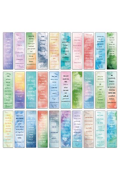 Choice 60PCS 30/60PCS Bible Scripture Bookmark Nostalgia Room Card For Graffiti Laptop Luggage Creative Ann