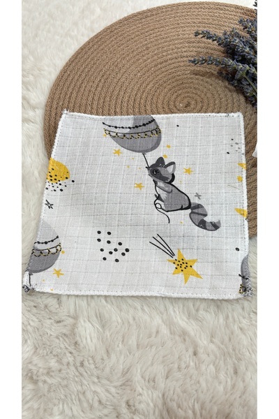 Thiff Cotton Muslin Mouth Wipes Set of 5 |   Baby Mouth Diaper |   Soft & Absorbent |   Suitable for Newborn