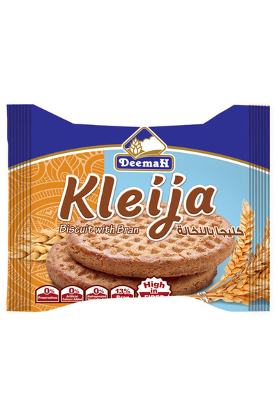 Deemah بسكويت كليجا بالنخالة، 62 غرام