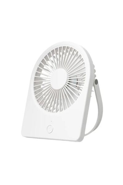 2DAYFIND Portable Fan, W151, Polycarbonate, Silicone, White