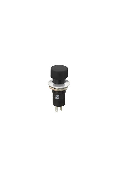 OEM Buton 1 circuit 1A 250V ON-(OFF) negru fără reținere