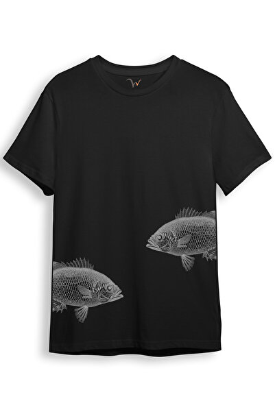 WİDİ Model artistic de pește Design simplu și modern Imprimat digital 100% bu...