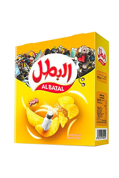Al Batal رقائق البطاطس المملحة، 23 جرام × 12
