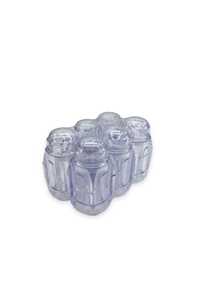 Alhadi For Oud And Saffaron علب زعفران بلاستيك اليكريلك - 5 جرام - نصف درزن 6...