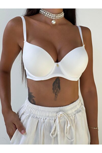 Cansoy Supported Classic Ecru Bra (725)