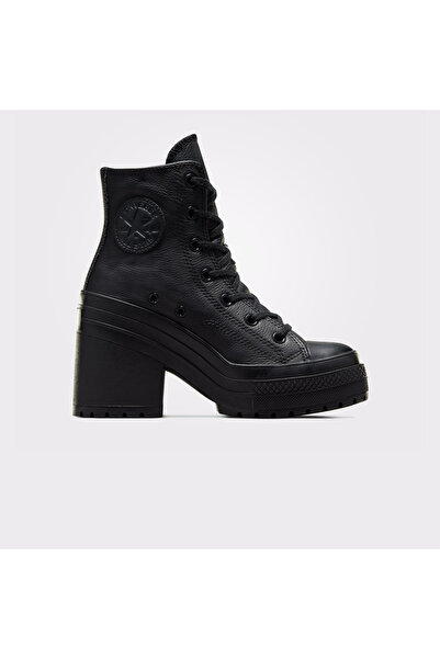Converse Chuck 70 De Luxe Unisex Siyah Deri Platform Sneaker