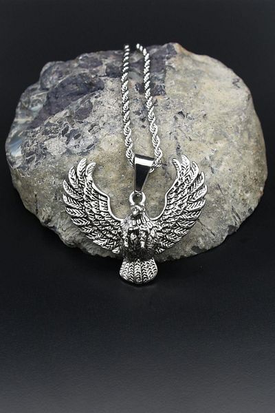 Prestige Eagle Figured Necklace Stainless Steel Chain 3mm 902089