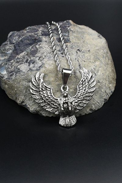 Prestige Eagle Figured Necklace Stainless Steel Chain 3mm 902089