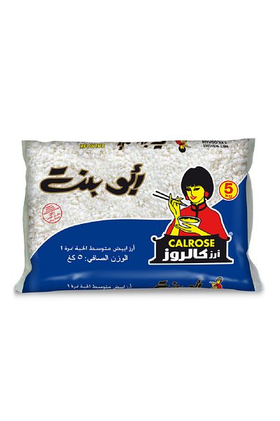 Chopstick Abu Bint Calrose White Medium Grain Rice, 5 kg