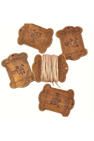 Choice 10PCS 10-Piece Set of Handmade Wooden Yarn Bobbins with Engraved Desig...