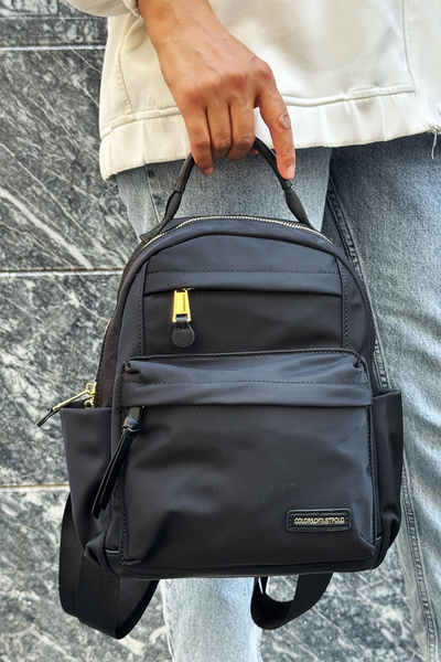 Waddell Εισαγόμενο σατέν ύφασμα γυναικείο σακίδιο πλάτης και σχολική τσάντα