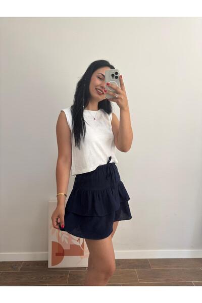 DUSOHOME Muslin Shorts Skirt