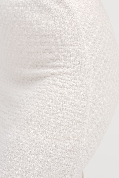 Addax Textured Midi Skirt E0575