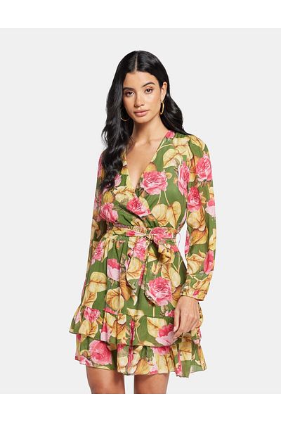 Guess Ls Diana Flare Dress