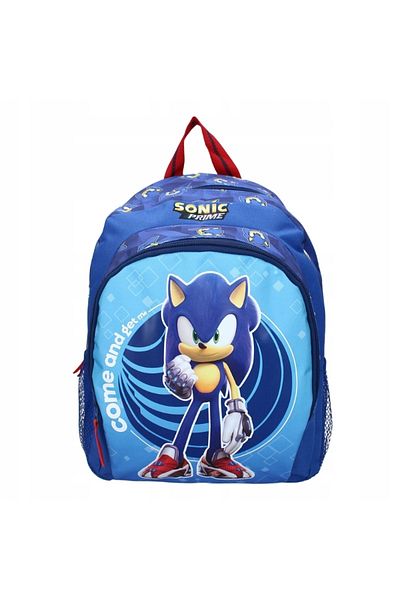 Sonic Two-compartment schoolbag, multicolor, 38x33x12 cm, with adjustable straps, Supreme Power