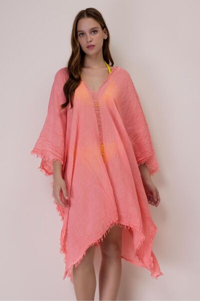 AYYILDIZ 5911 Salmon Beach Dress