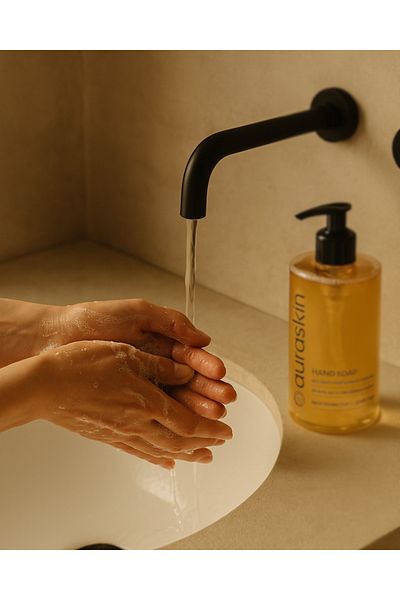 Auraskin Beauty AuraSkin Liquid Soap, Espresso, with coffee beans, for all skin types, 500 ml