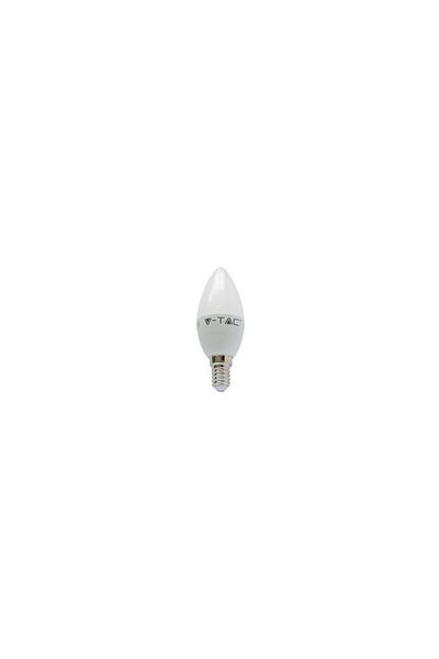 V-TAC Bec LED E14 C37 5.5W 470lm 6000K Cold White CIP SAMSUNG