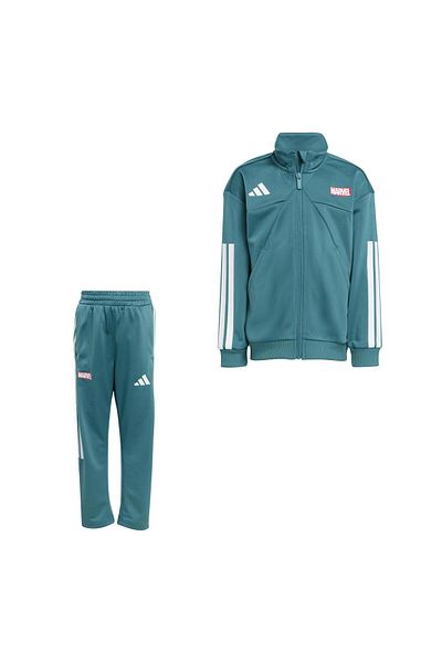 adidas JM0834-C Lk Mrvl Sm Ts Çocuk Σετ Φόρμας Πράσινο